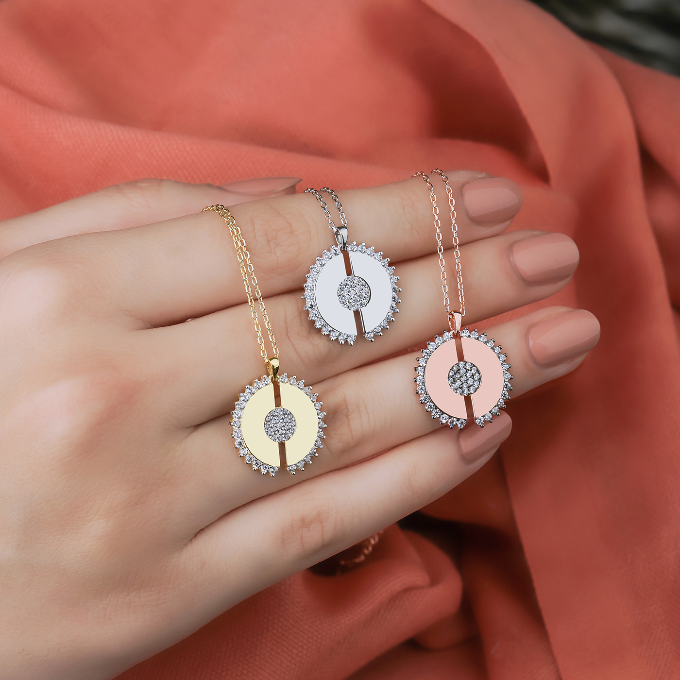 ALMIRA 925 Sterling Silber Damen Zirkonia