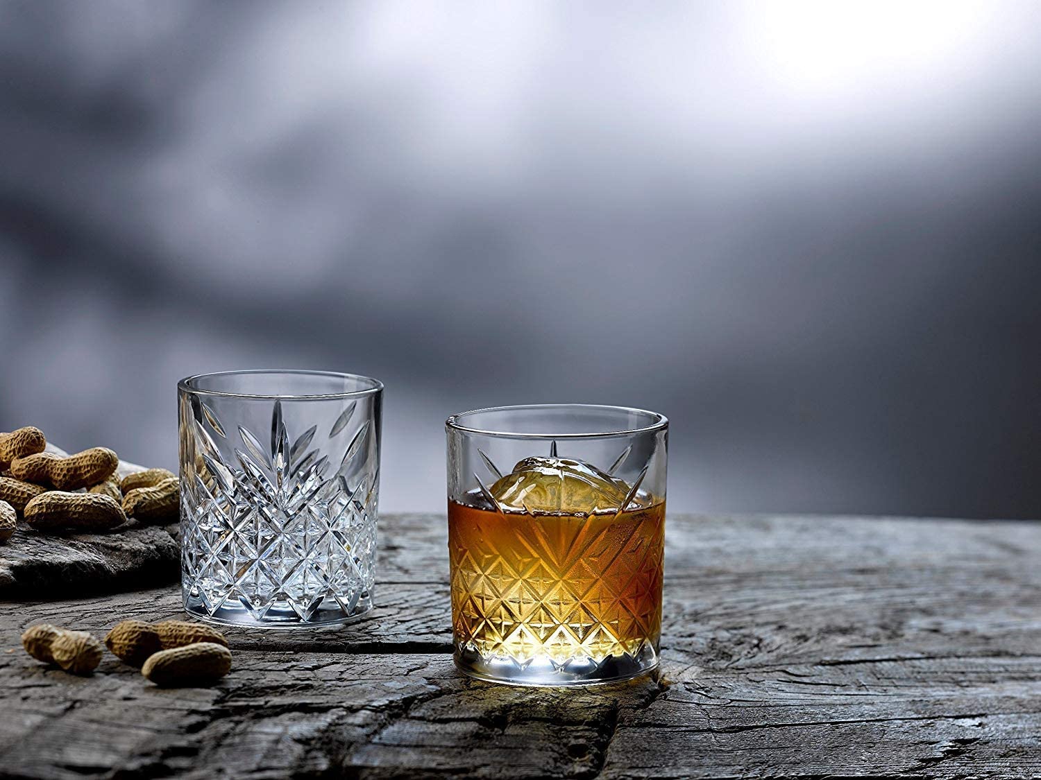  Pasabahce 52790 Whisky Glas Tumbler Timeless im Kristall-Design, Höhe 9,6 cm, 345 ml, 6 Stück