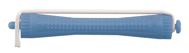 KW-Wkl.12er m.Rundgummi 11mm blau Länge 91mm Kaltwellwickler